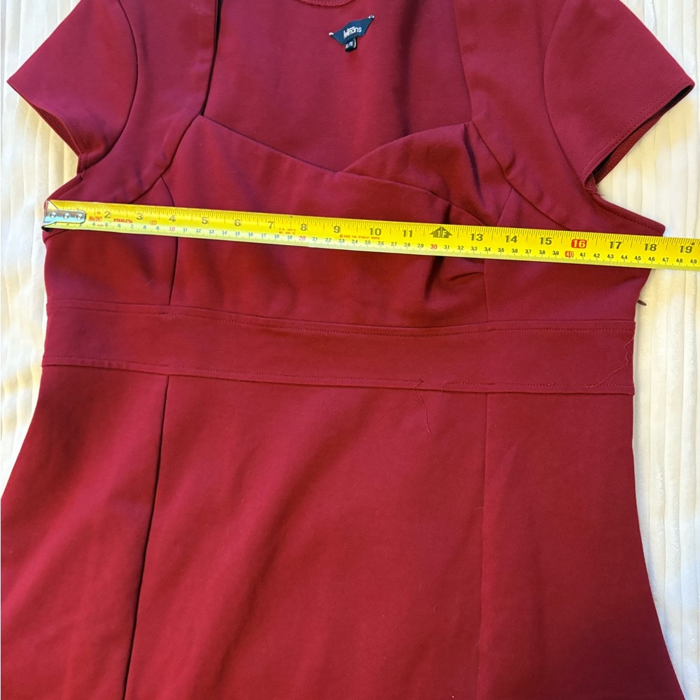 Reitmans Bold Red Dress Size XL - Picture 5 of 8
